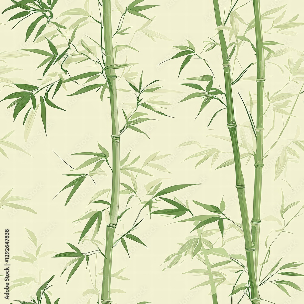 Majestic bamboo tree with abundant green leaves creating a natural canopy in a lush environment Majestic bamboo tree with abundant green leaves creating a natural canopy in a lush environment
