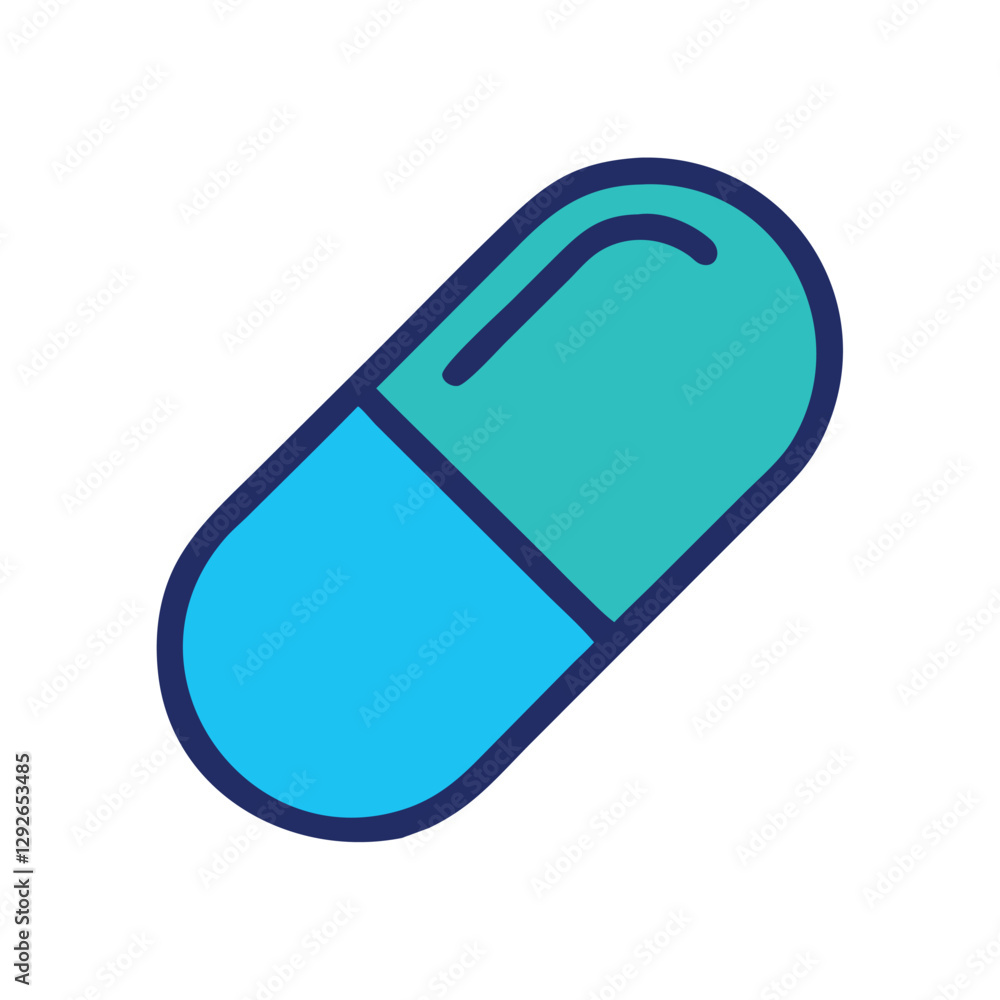 Pharmaceutical Industry Medical Capsule Icon Pharmaceutical Industry Medical Capsule Icon