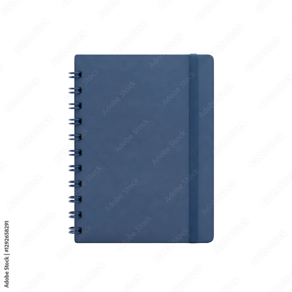 notebook isolated on white, Blue Spiral Notebook notebook isolated on white, Blue Spiral Notebook