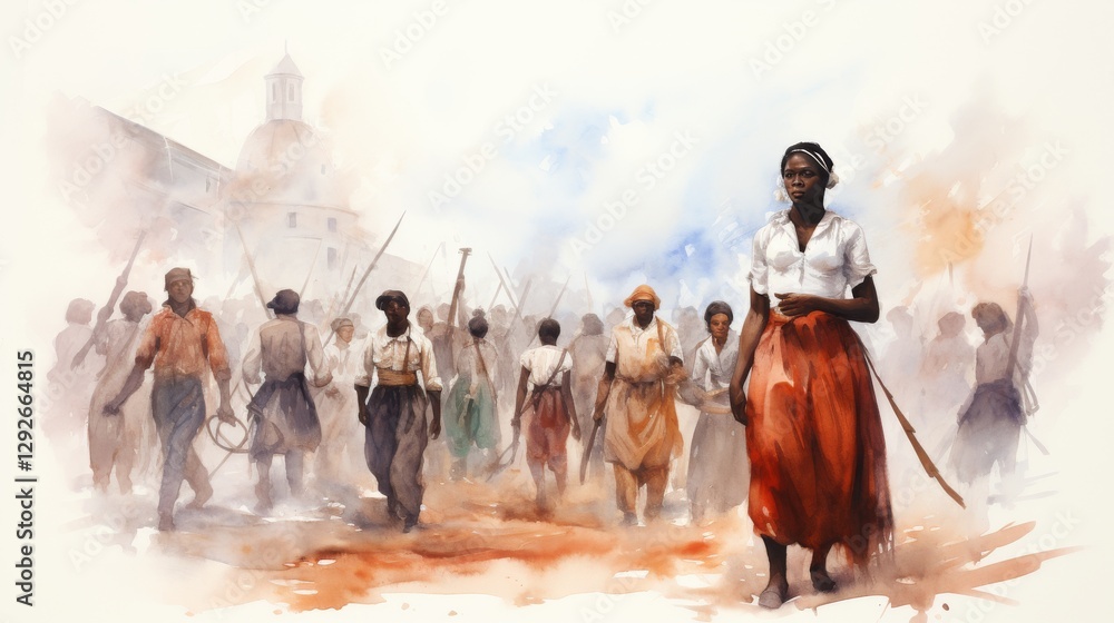 Fototapeta premium Emancipation Day Celebration and Reflection on Slavery Heritage