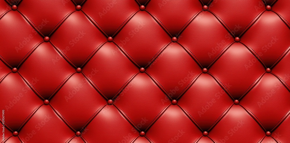 Red tufted leather texture background design. Red tufted leather texture background design.