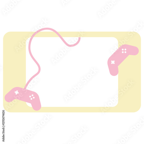 Cute Game Console Frame