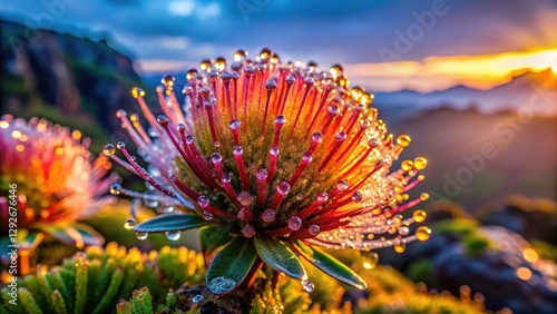 Close-up of Bluff Knoll, Stirling Ranges, sunrise view. photo