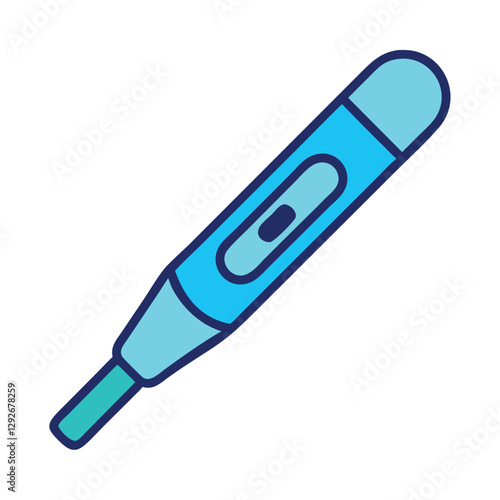Pharmaceutical Industry Medical Thermometer Icon