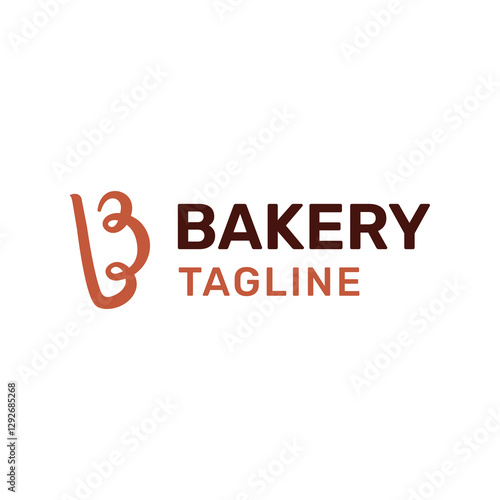 Bread-Inspired Letter B Logo for Bakery Branding