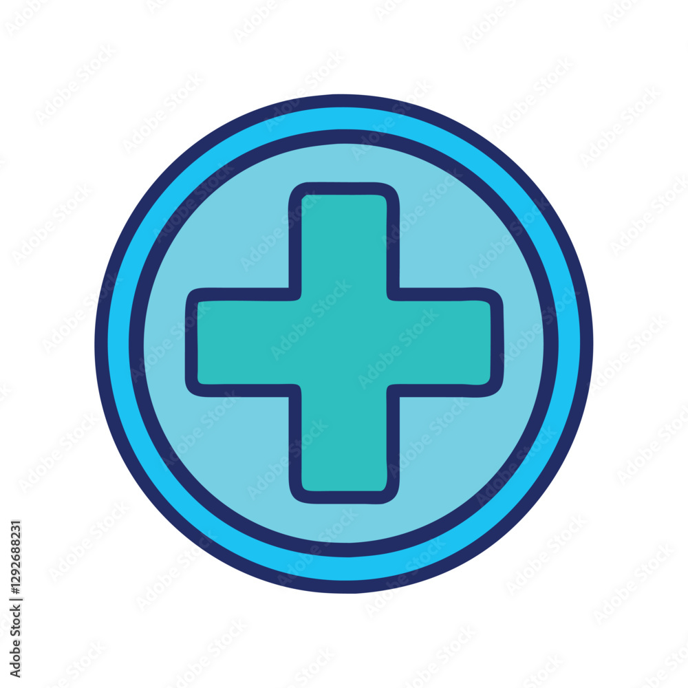 Pharmaceutical Industry Medical Cross Icon Pharmaceutical Industry Medical Cross Icon