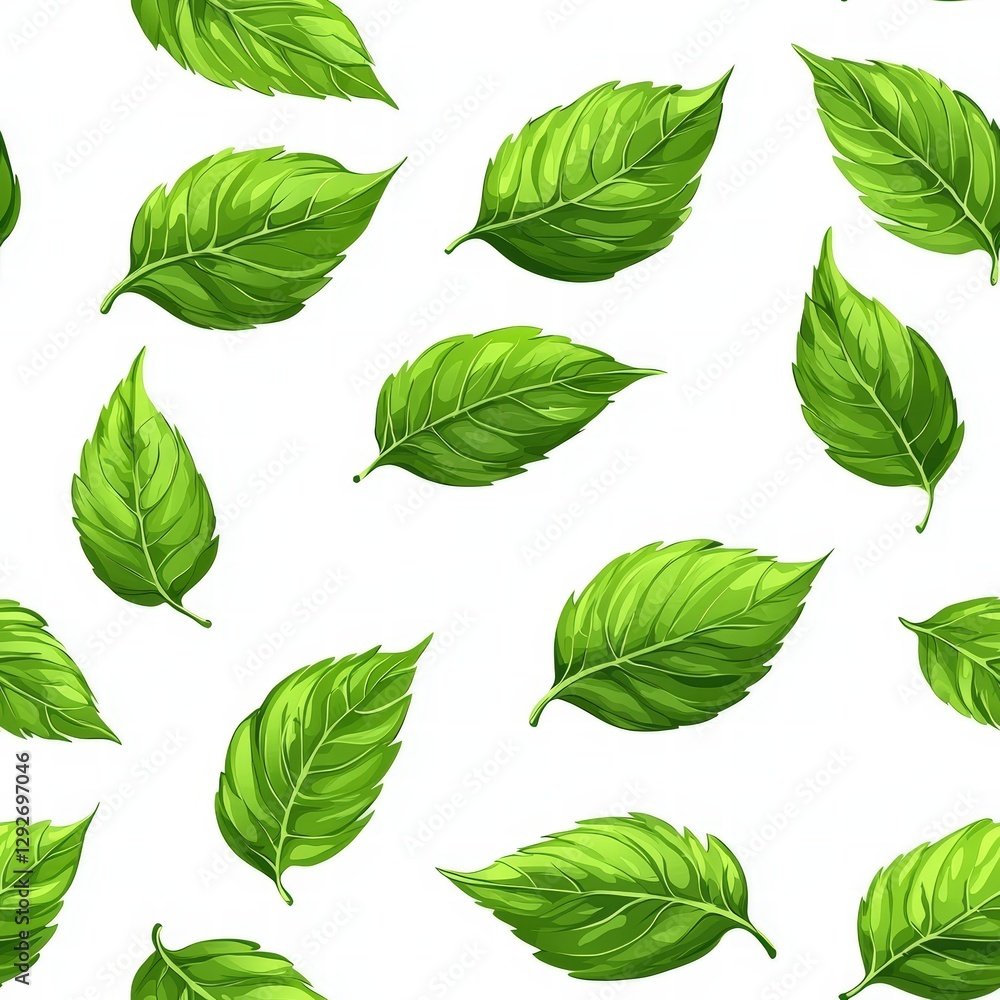 Seam of fresh green leaves arranged harmoniously to create a natural border in a landscape Seam of fresh green leaves arranged harmoniously to create a natural border in a landscape
