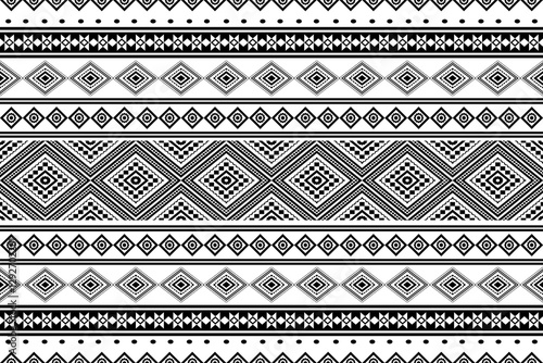 Geometric ethnic oriental seamless pattern traditional Design for background,carpet,wallpaper.clothing,wrapping,Batik fabric,Vector illustration.embroidery style, sadu