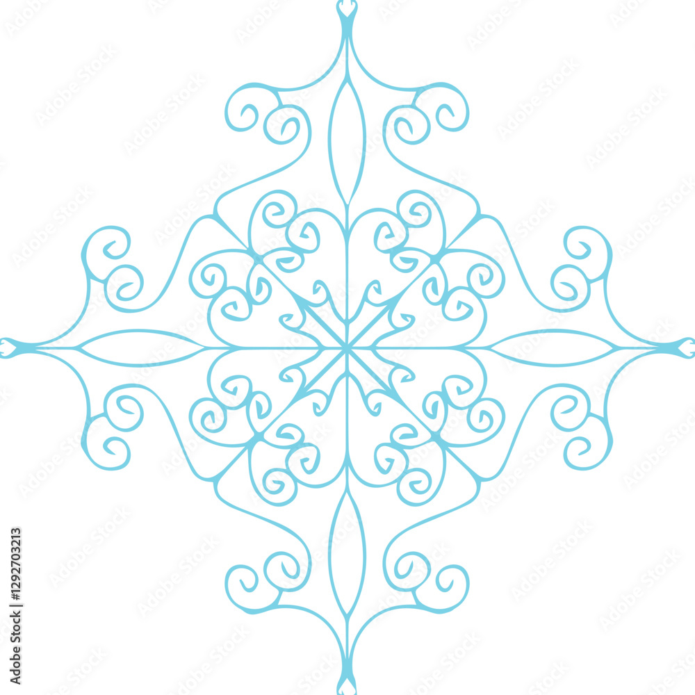 Beautiful flower art and mandala vector design Beautiful flower art and mandala vector design