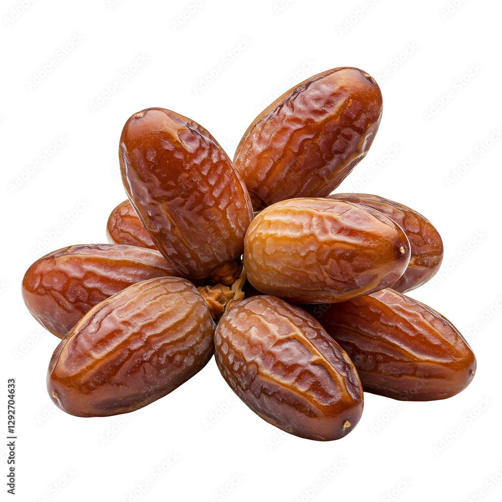Ripe Date Fruit on a white background Ripe Date Fruit on a white background