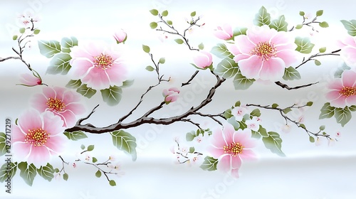 Calm floral design studio nature-inspired illustrations