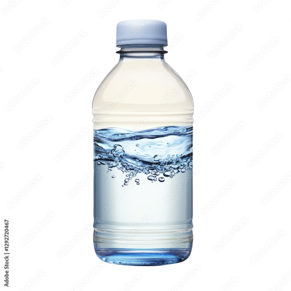 Refreshing bottle of water with condensation perfectly capturing the essence of hydration and thirst quenching appeal isolated on transparent background.. Refreshing bottle of water with condensation perfectly capturing the essence of hydration and thirst quenching appeal isolated on transparent background..