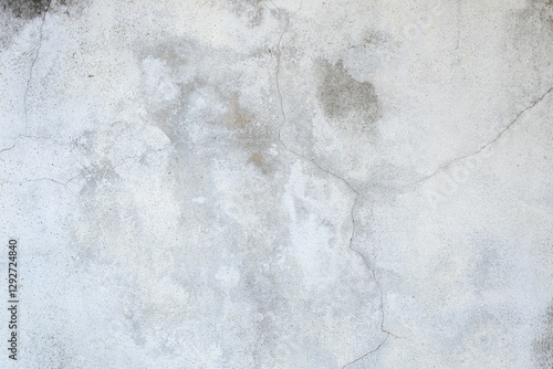 Grunge concrete wall white and grey color for texture vintage background..