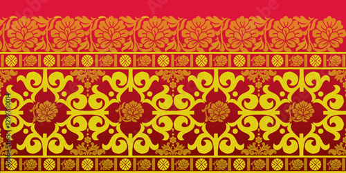 beautiful graphic saree design and this sari design is in Indian style which is for textile fashion industry and it can be used as wallpaper backdrop and website bg this style is originated in india
