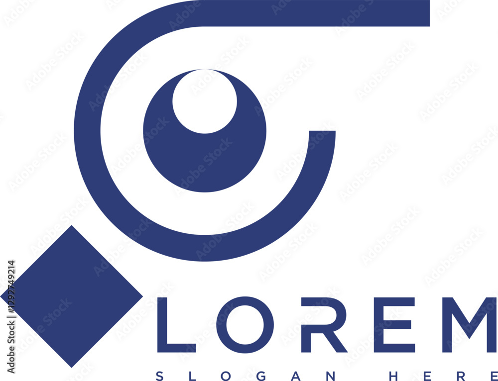 Obraz premium Blue owl vector icon with minimalist and modern design. Big eyes, clean lines and subtle gradients create a smart look. Suitable for logos, apps and digital designs