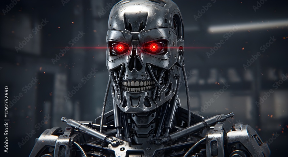 Fototapeta premium machine man