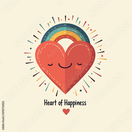 Heart of Happiness: A Vibrant Symbol of Joy and Positivity on International Day of Happiness