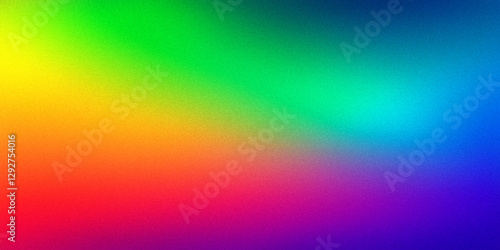 grainy colorful gradeint red green blue rgb rainbow colors wave blurred background banner
