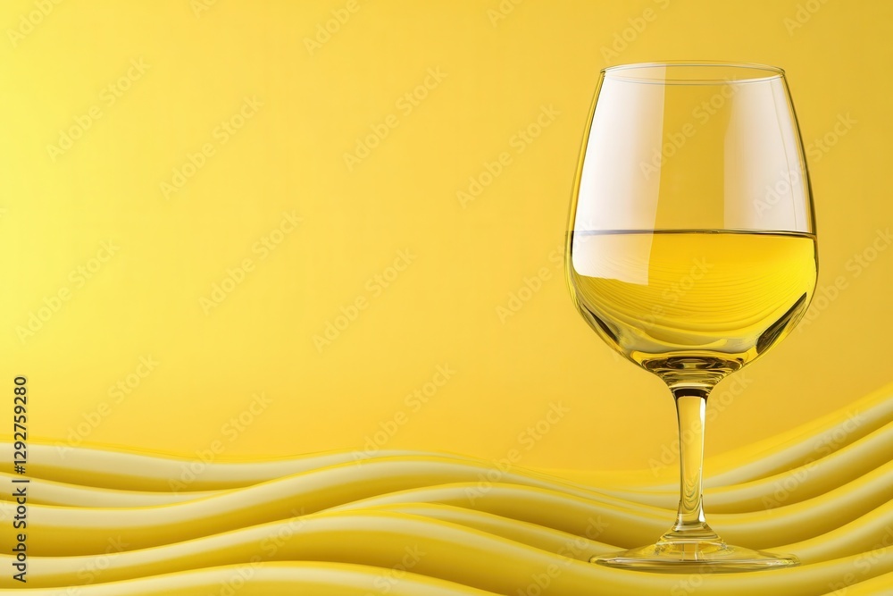 Yellow Wine Glass Against Yellow Backgrounds keywords wine glass,wine,yellow liquid,yellow Yellow Wine Glass Against Yellow Backgrounds keywords wine glass,wine,yellow liquid,yellow