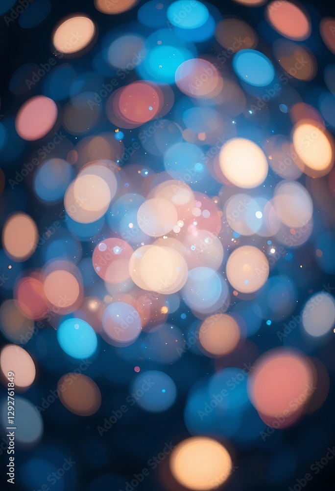 Obraz premium Dreamy Bokeh Lights in Soft Tones