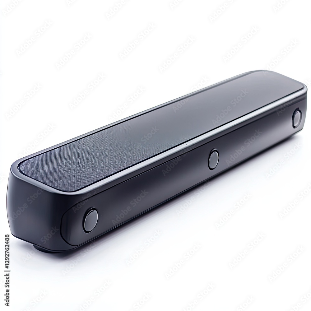 High Detail Image of a Photo Soundbar, Isolated on a White Background High Detail Image of a Photo Soundbar, Isolated on a White Background