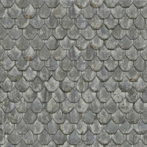 Roof tiles texture, texture for games, background for design, wallpaper
