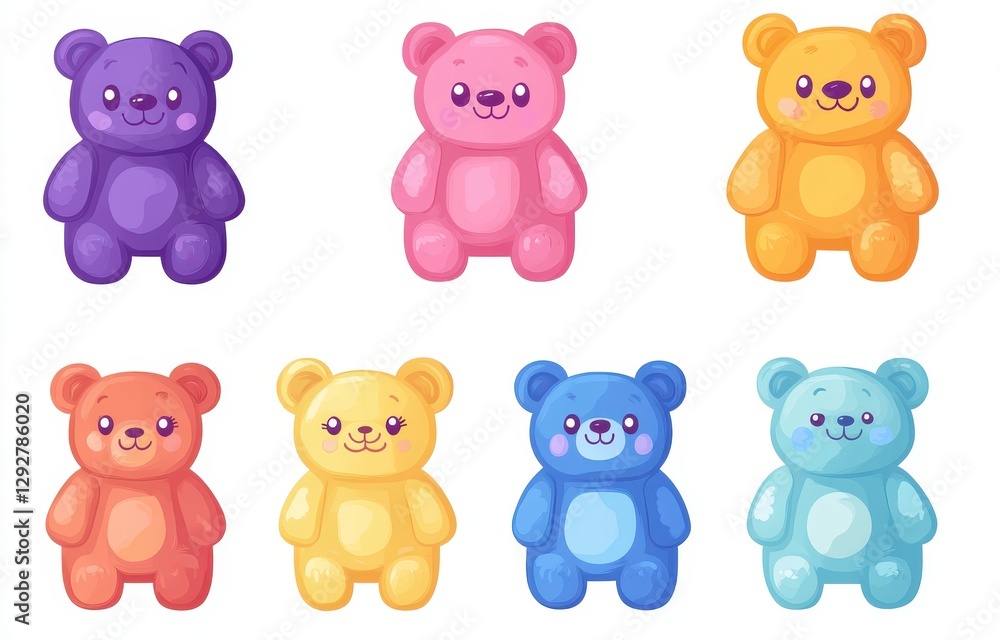 set of teddy bears set of teddy bears
