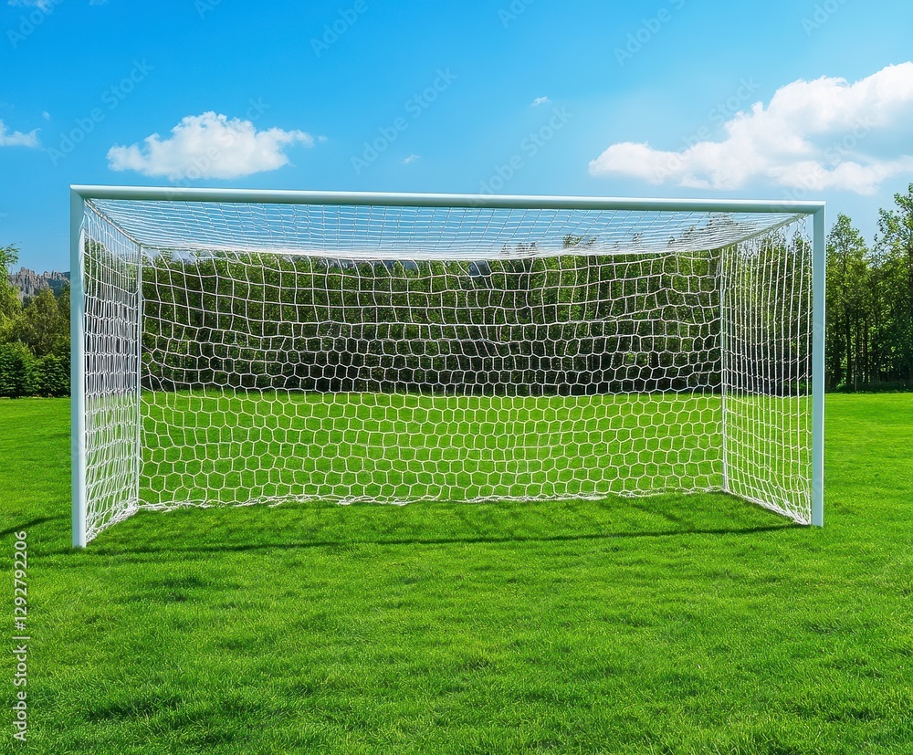 Fototapeta premium soccer goal post