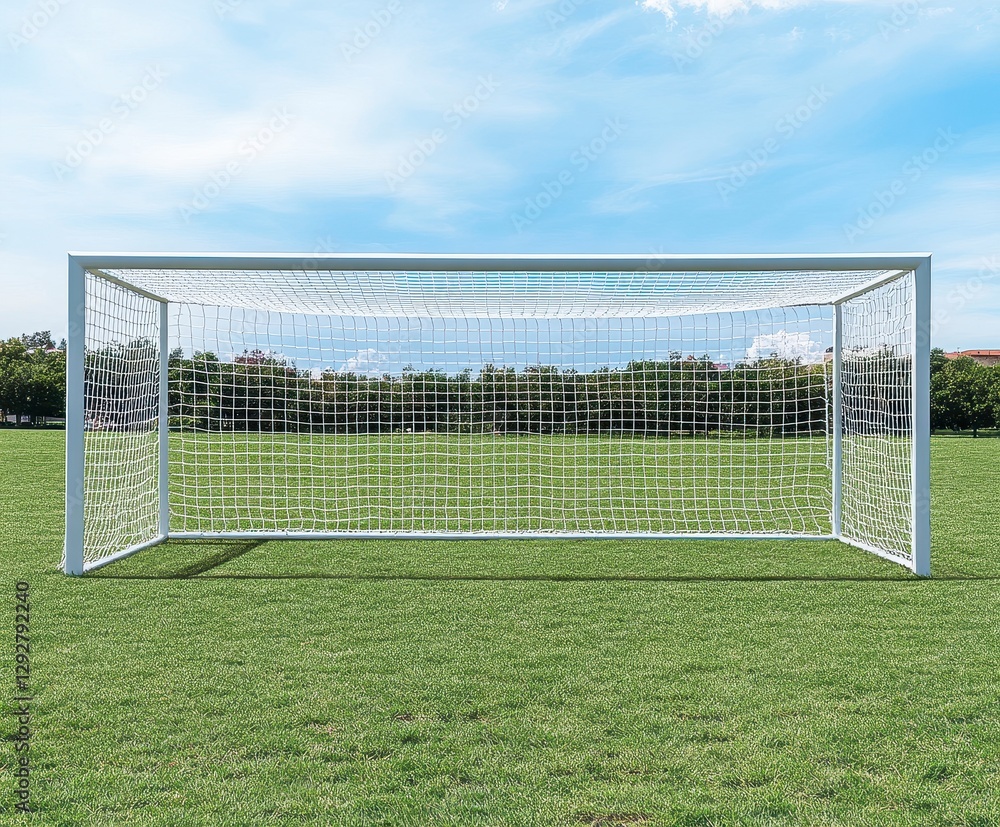Fototapeta premium soccer goal in the net