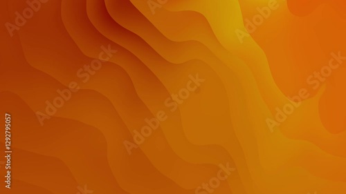 Abstract Warm Gradient Wavy Background Video Loop Animation