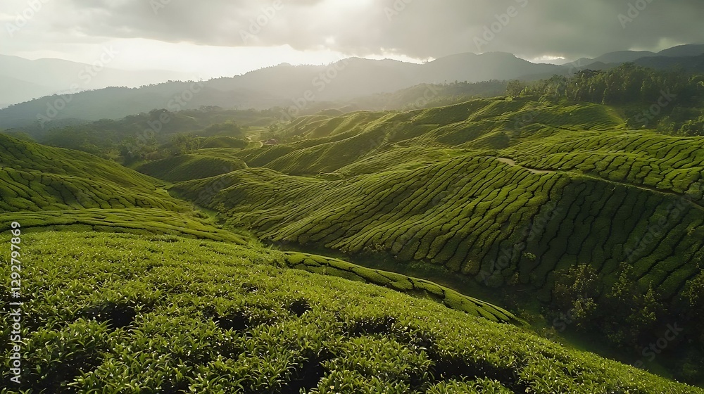 Fototapeta premium Tea plantation Cameron highlands Malaysia