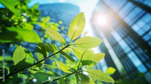 Obraz na płótnie Corporate ESG reporting emphasizes the importance of environmental awareness in business practices. w salonie