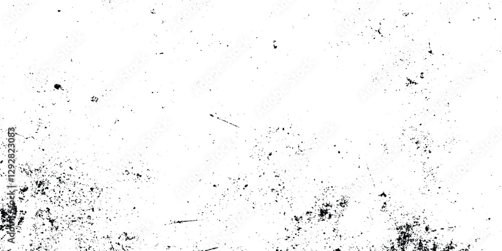 Grunge texture white and black scratches and stains, overlay texture composed of irregular graphic elements and various black grunge effects, The grunge surface is covered with scratches. Grunge texture white and black scratches and stains, overlay texture composed of irregular graphic elements and various black grunge effects, The grunge surface is covered with scratches.