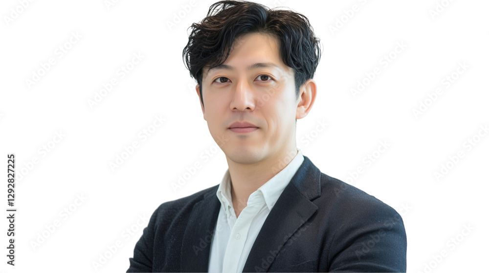 Portrait of a Confident Asian Businessman Professional tie isolated on transparent background Portrait of a Confident Asian Businessman Professional tie isolated on transparent background