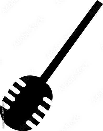Honey dipper stick icon, honey stick icons vector graphic designs elements, isolated on transparent background. Honey ladle. Square button. Minimalism concept, used for food and beverage pictogram