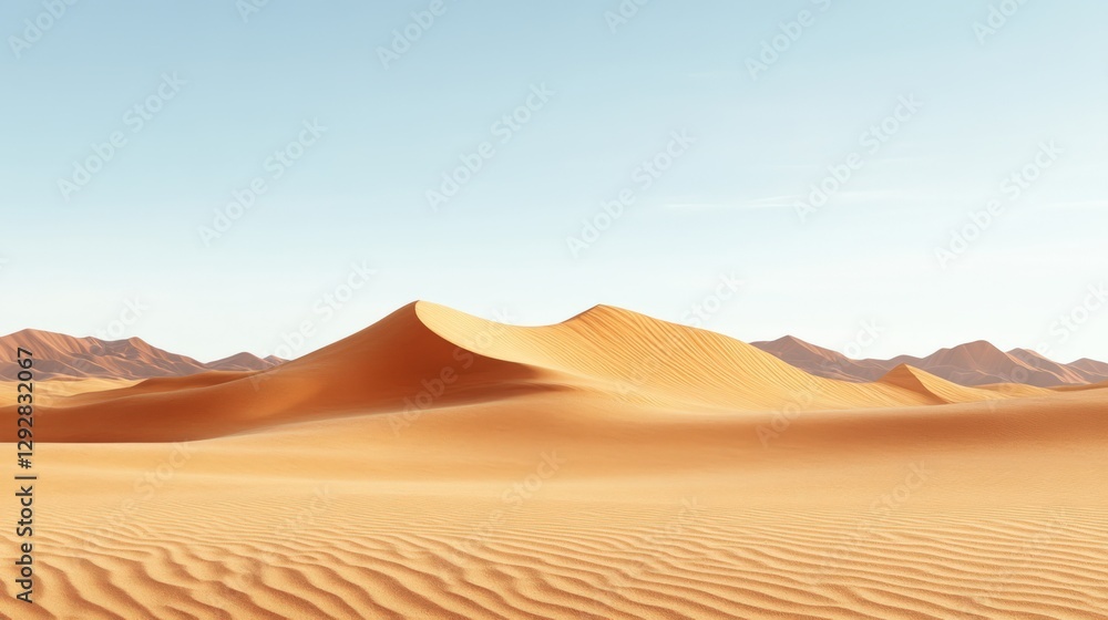 Desert sand dunes. landscape background Desert sand dunes. landscape background