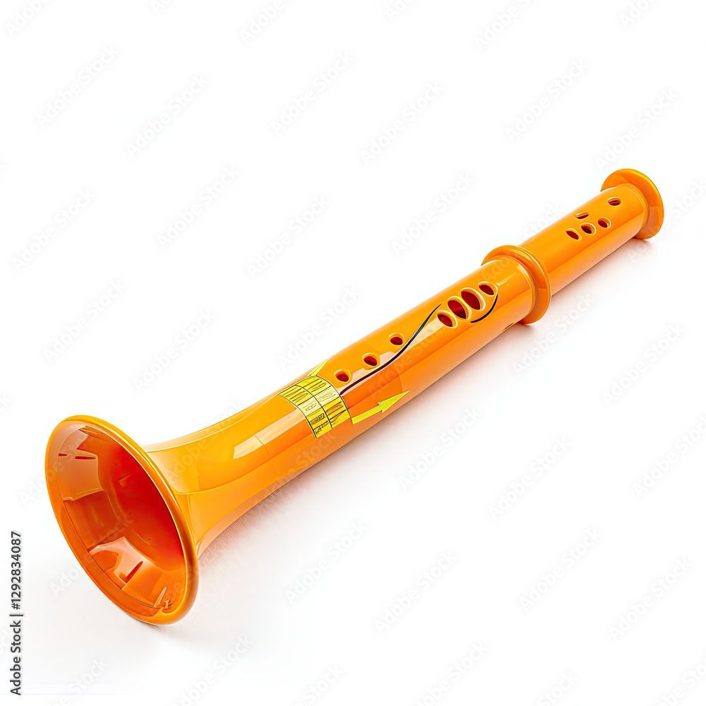 Ultra Quality Image of a Photo Vuvuzela, Isolated on a White Background Ultra Quality Image of a Photo Vuvuzela, Isolated on a White Background