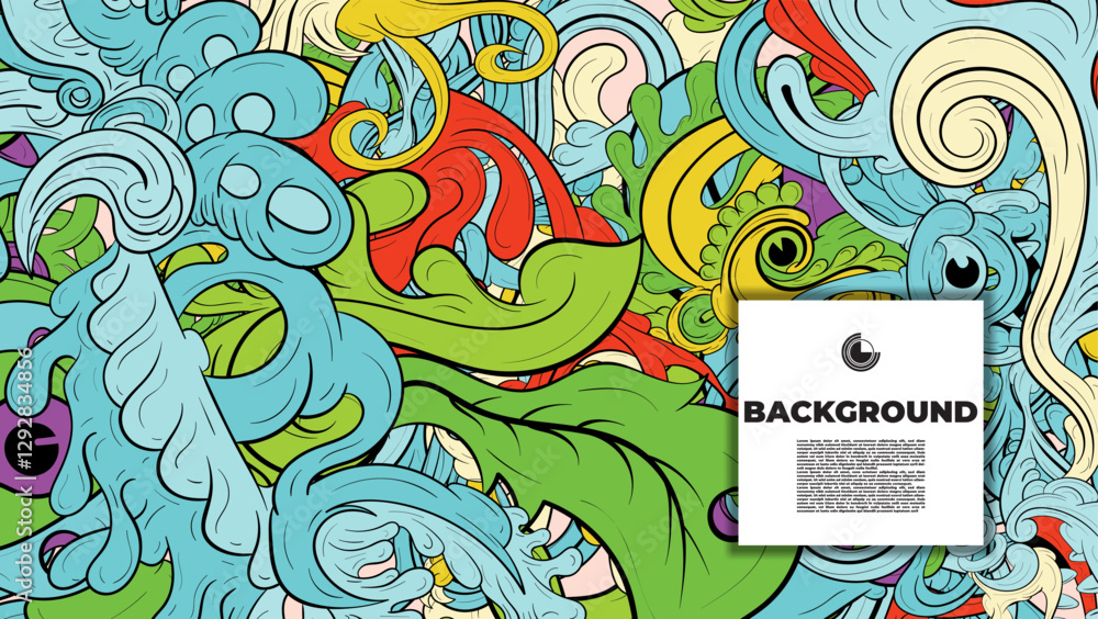 Fototapeta premium Bright Abstract Background Patterns with Sample Text for Websites, Landing Pages, Social Media Stories, and Print Design – Professional Stock Images
