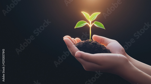 Nurturing Growth: Hands cra...