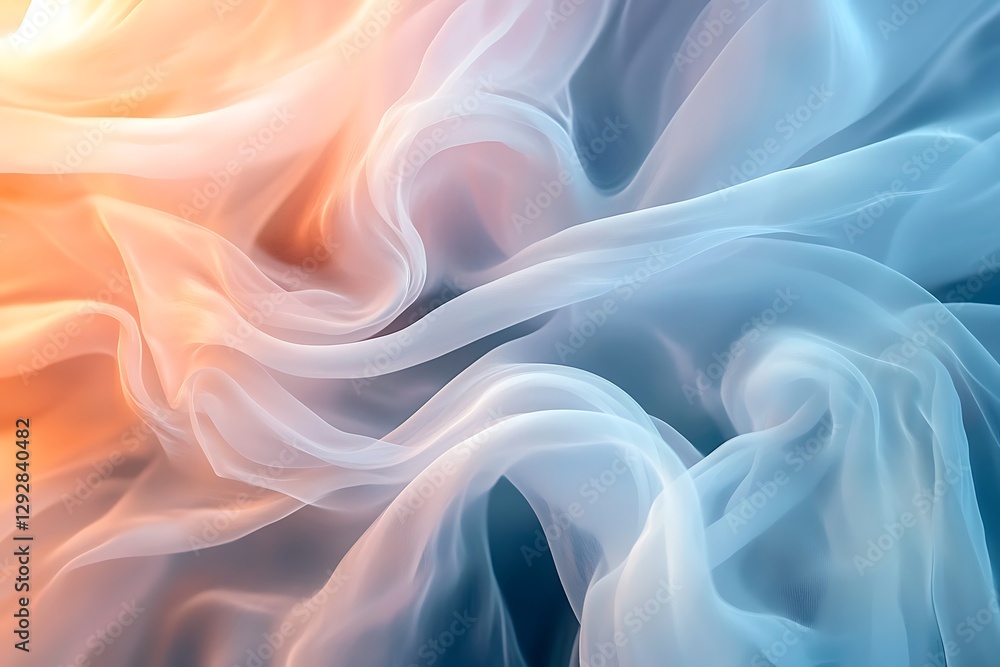 Obraz premium Soft Flowing Fabric Texture Design