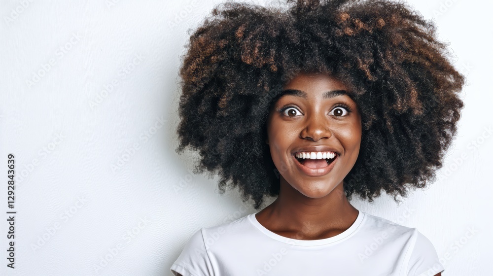 Generative AI, Excitement and joy, expressive portraits of people reacting with happiness and enthusiasm