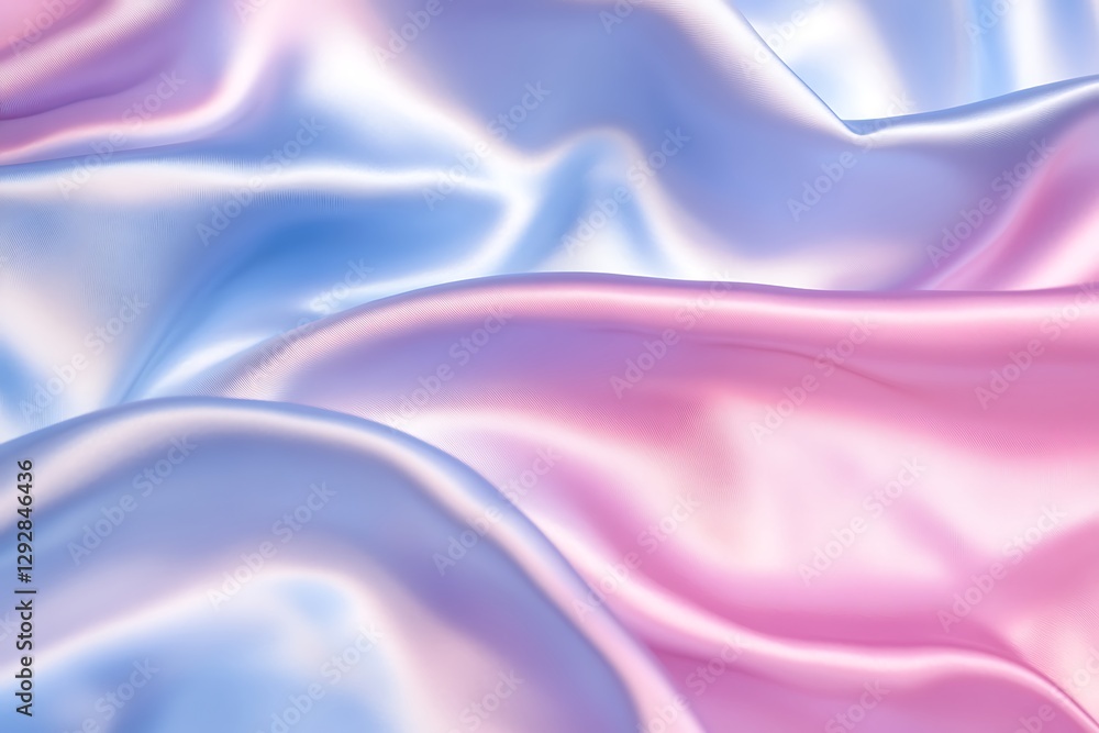 Obraz premium Delicate Pastel Silk Fabric Texture