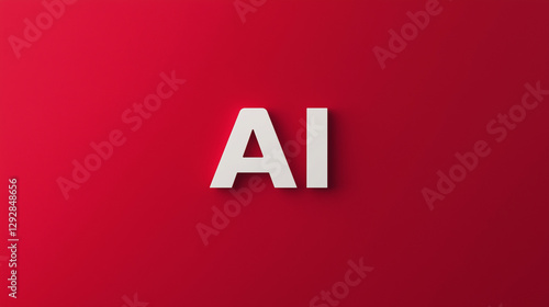 AI text in Red Background: ...