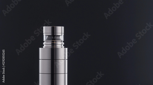 Metallic Precision: A sleek...