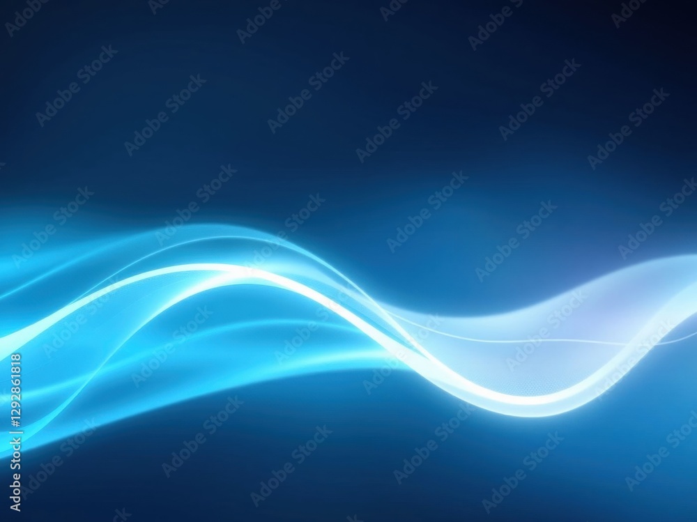 Obraz premium Abstract Blue Wave Background