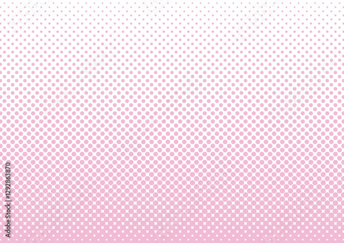 ハーフトーン　背景　ピンク　シンプル　ベクター　水玉