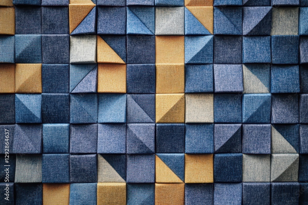 Fototapeta premium Detail of fabric acoustic panel design
