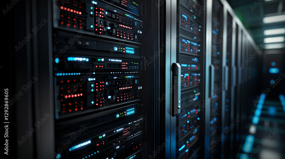 Modern data center server room technology network infrastructure web cloud racks cyber system digital Modern data center server room technology network infrastructure web cloud racks cyber system digital