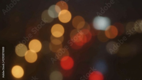 Wallpaper Mural Abstract Night City Lights Bokeh Background Torontodigital.ca