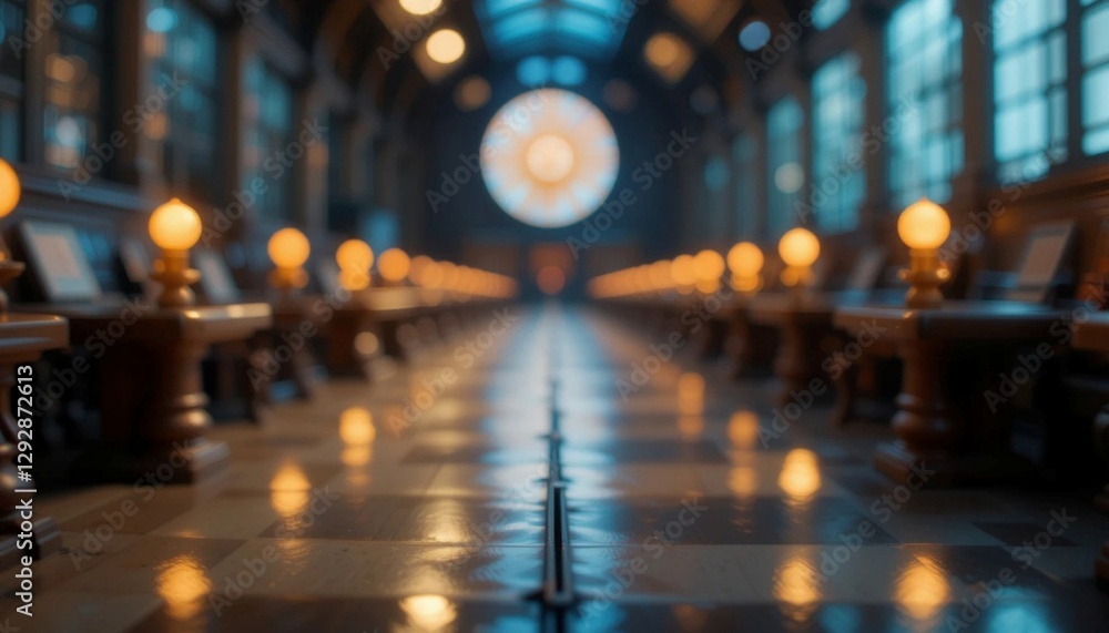 Obraz premium fountain in the night